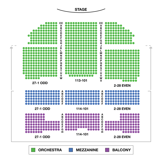Ambassador Theater Nyc Seating Chart